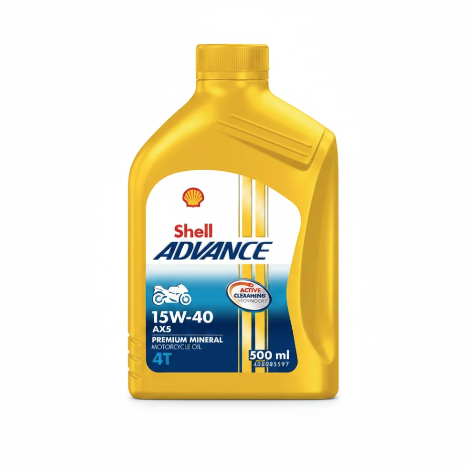 Shell Advance AX5 Oil 15W40 500ML SKU 550075060