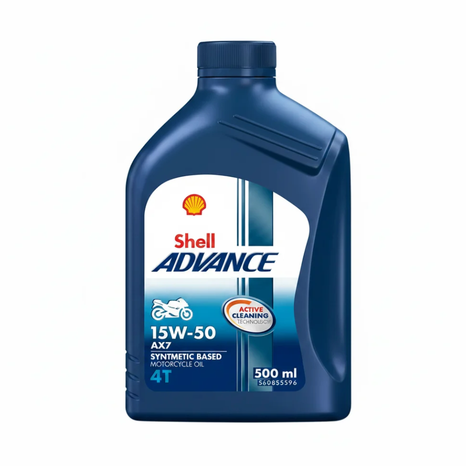 Shell Advance AX7 Oil 15W50 500ML SKU 550075059