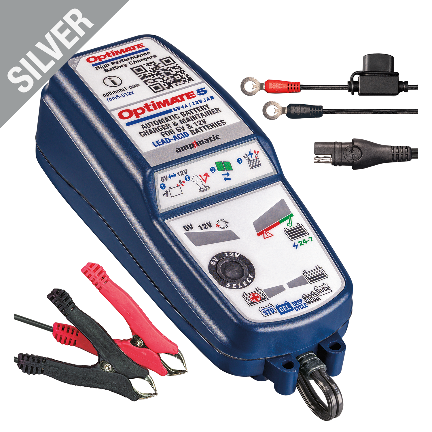 OptiMate 5 6-12V Select TM 320 Battery saver, charger, tester & maintainer