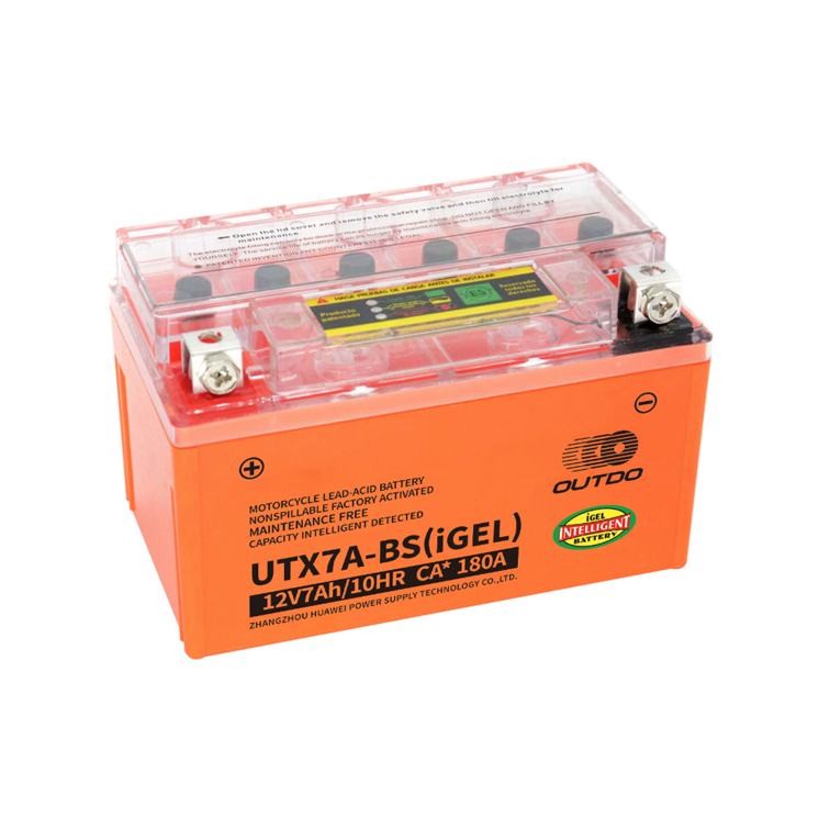UTX7A-BS(IGEL) Outdo Motorcycle Battery 12V-7Ah