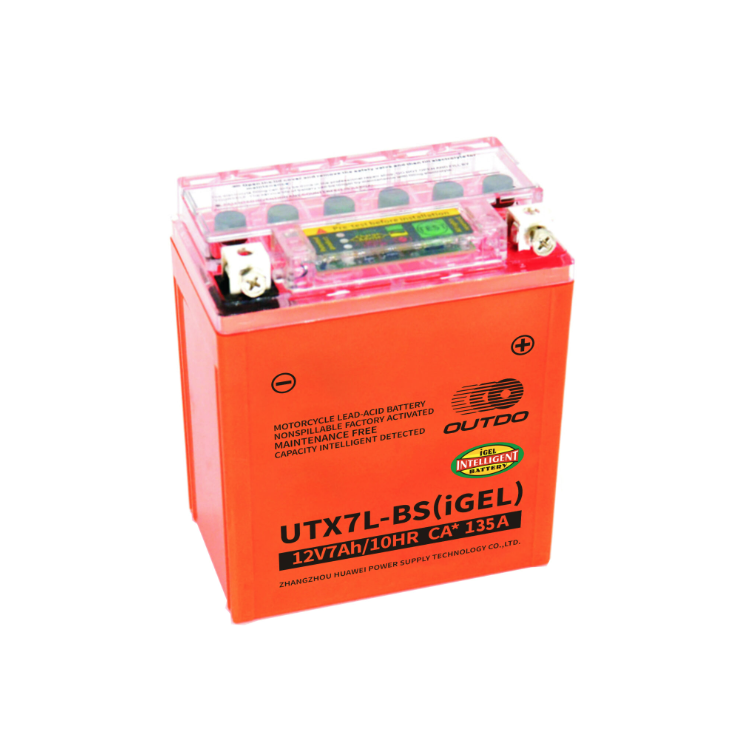 UTX7L-BS(IGEL) Outdo Motorcycle Battery 12V-6.5Ah