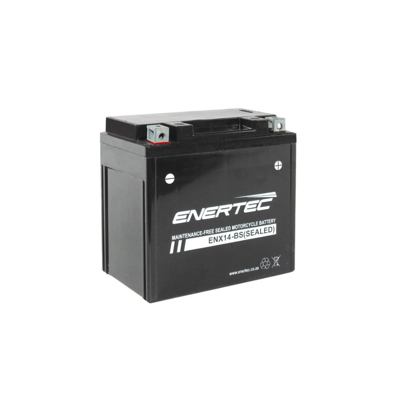 YTX14-BS 12V 14Ah Enertec AGM Motorcycle Battery 12v14