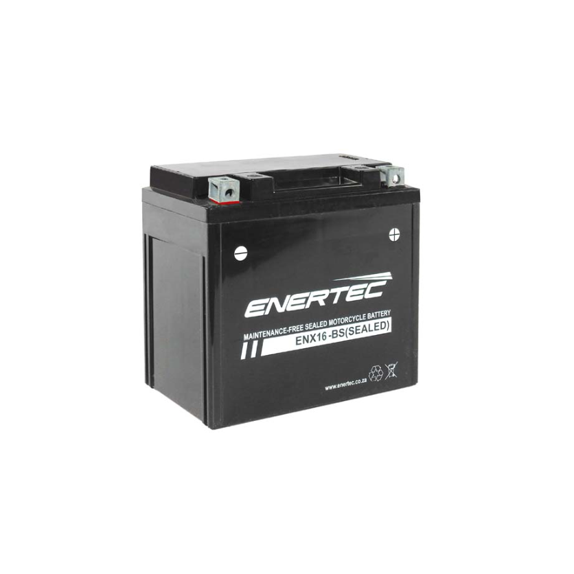 YTX16-BS 12V 16Ah Enertec AGM Motorcycle and Jet Ski Battery 12v16