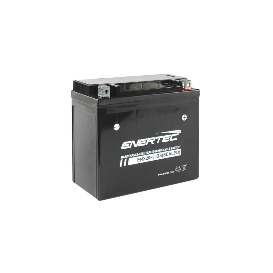 YTX20HL-BS 20V 20Ah Enertec AGM Motorcycle Battery 20v20