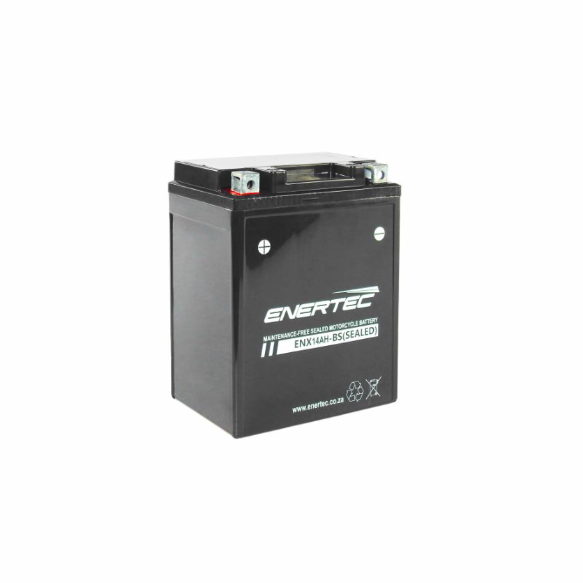 YTX4AH-BS 12V 14Ah Enertec AGM Motorcycle Battery 12v14
