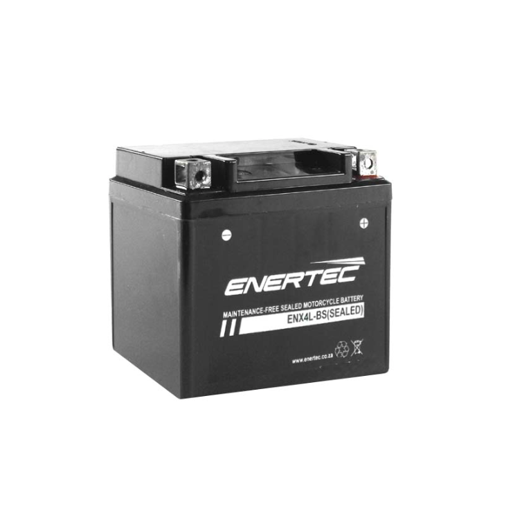 YTX4L-BS 12V 4Ah Enertec AGM Motorcycle Battery 12v4